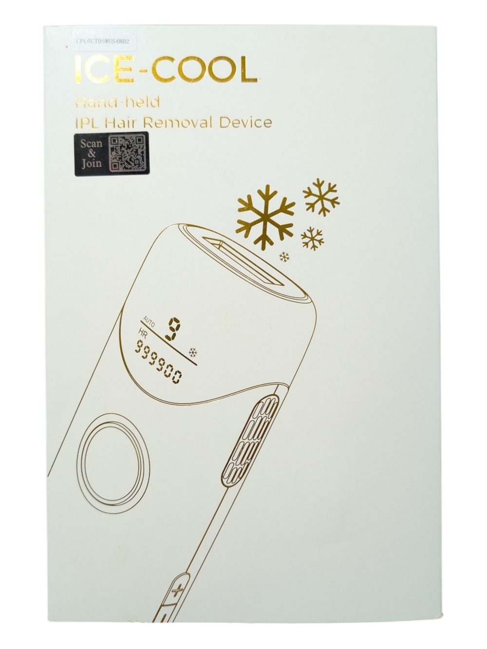 ICE-COOL Handheld IPL Hair Removal Device